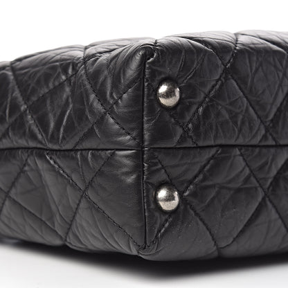 Chanel Aged Calfskin Quilted Reissue 2.55 Tote Black 5 of 10