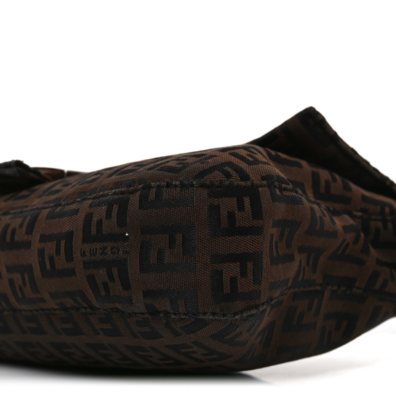 Fendi Zucchino Baguette Dark Brown 10 of 10