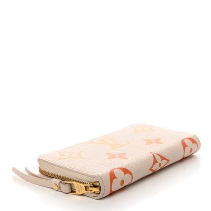 Louis Vuitton Empreinte Monogram Giant By The Pool Zippy Wallet Cream Saffron 3 of 8