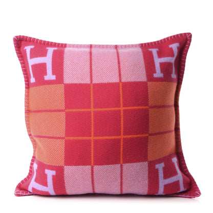 Hermes Wool Cashmere Avalon III Pillow PM Fuchsia Geranium 1 of 3