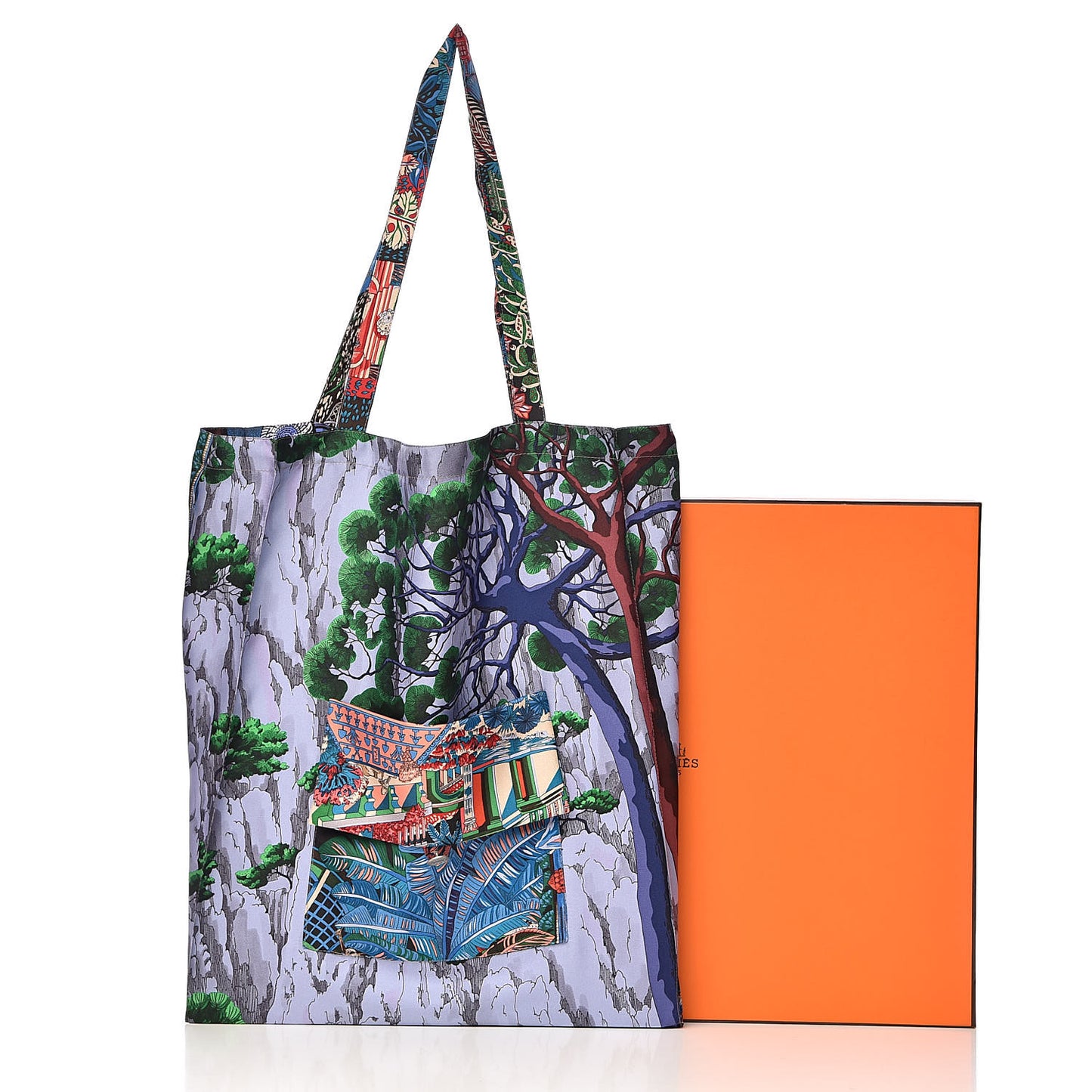 Silk Petit H Jardins D'Hiver Shopping Bag