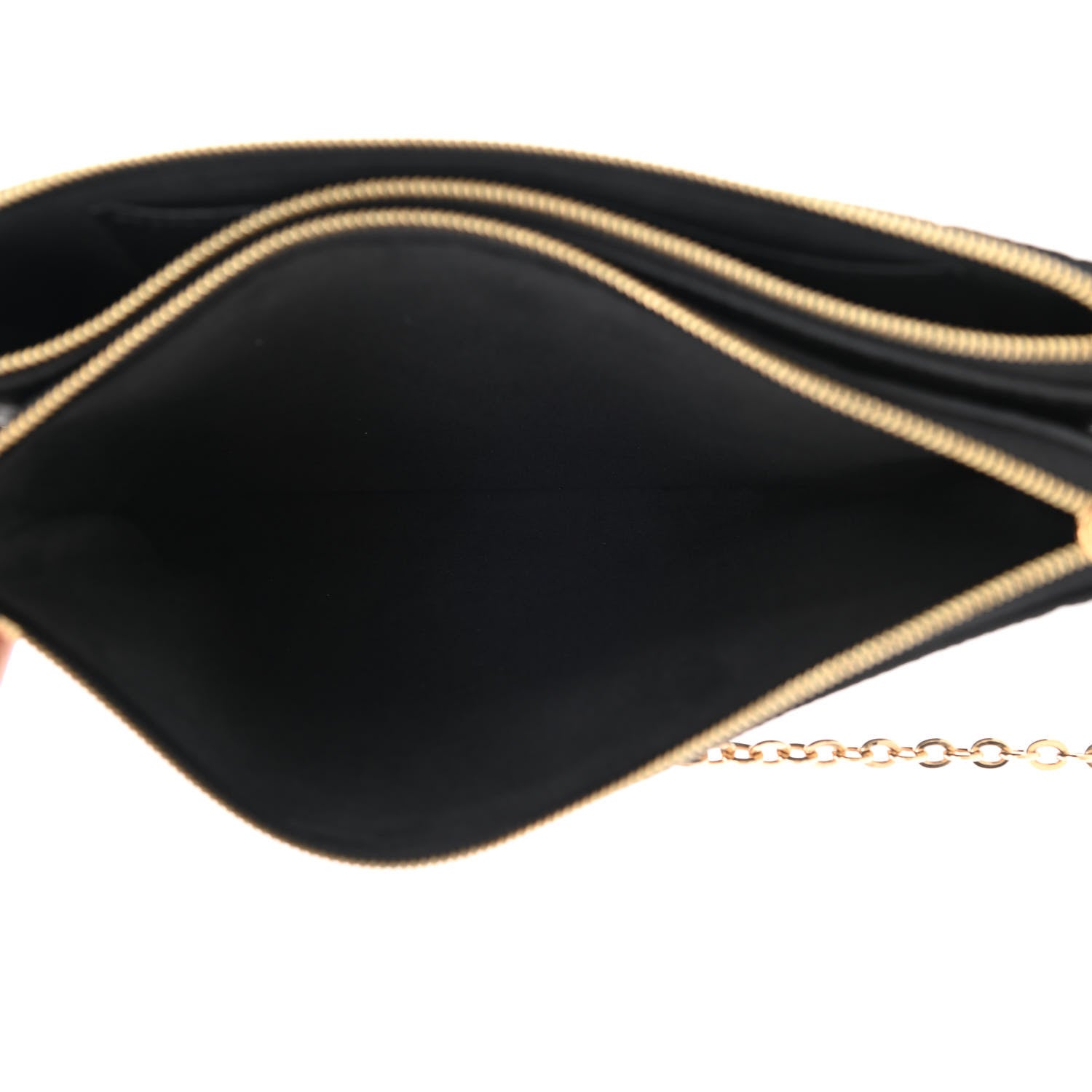 Louis Vuitton Empreinte Double Zip Pochette Black 7 of 12