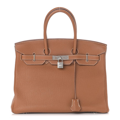 Hermes Togo Birkin 35 Gold 1 of 11