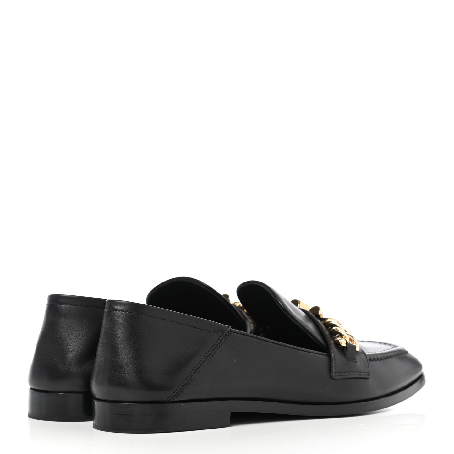 Calfskin Prime Time Flat Loafer 36 Black