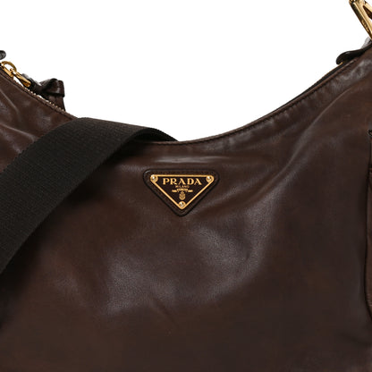 Prada Nappa Explore Shoulder Bag Coffee 7 of 9