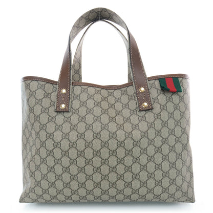 Gucci GG Plus Monogram Medium Signature Web Loop Tote Light Brown 1 of 8