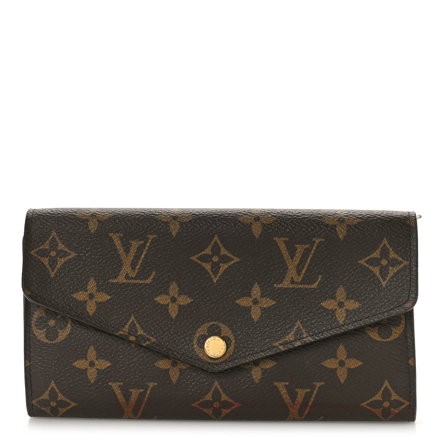 Monogram Sarah Wallet NM Coquelicot