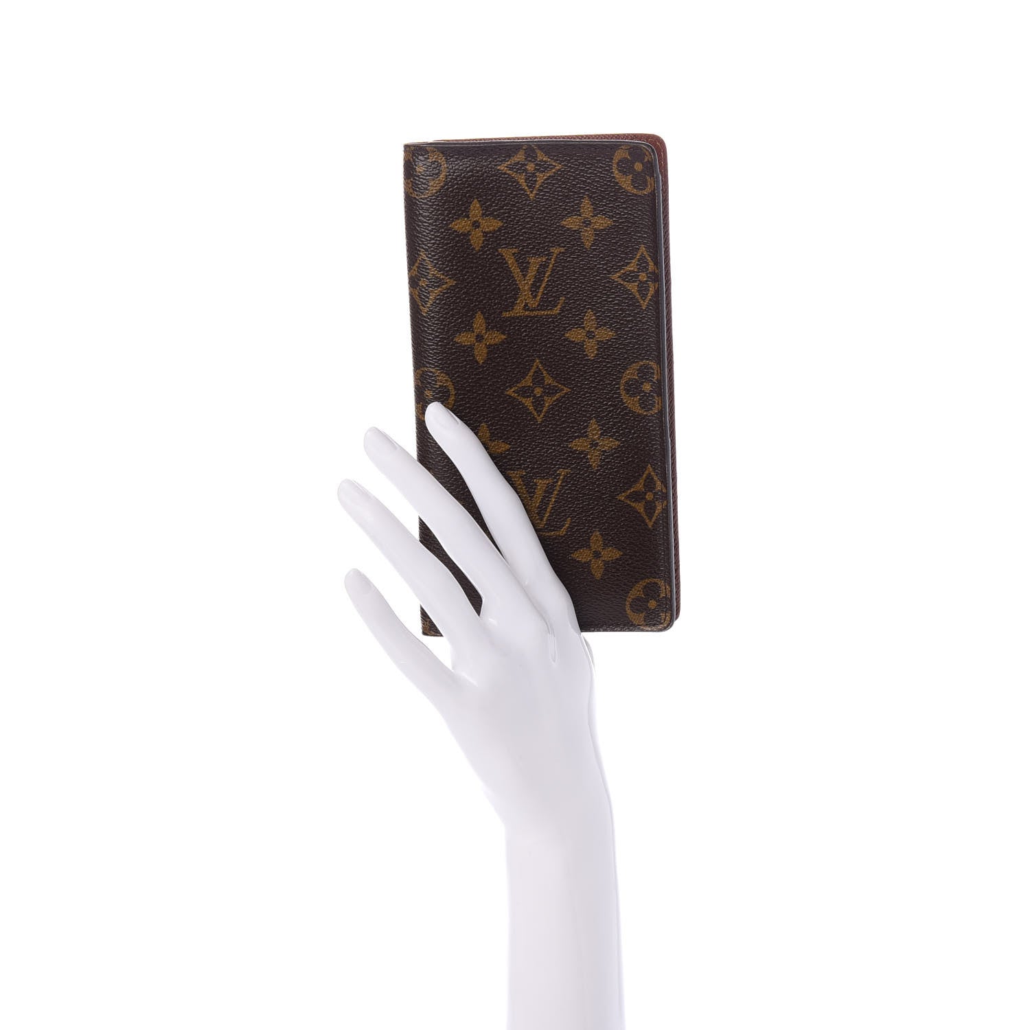 Louis Vuitton Monogram Porte Valeurs Checkbook Wallet 2 of 8