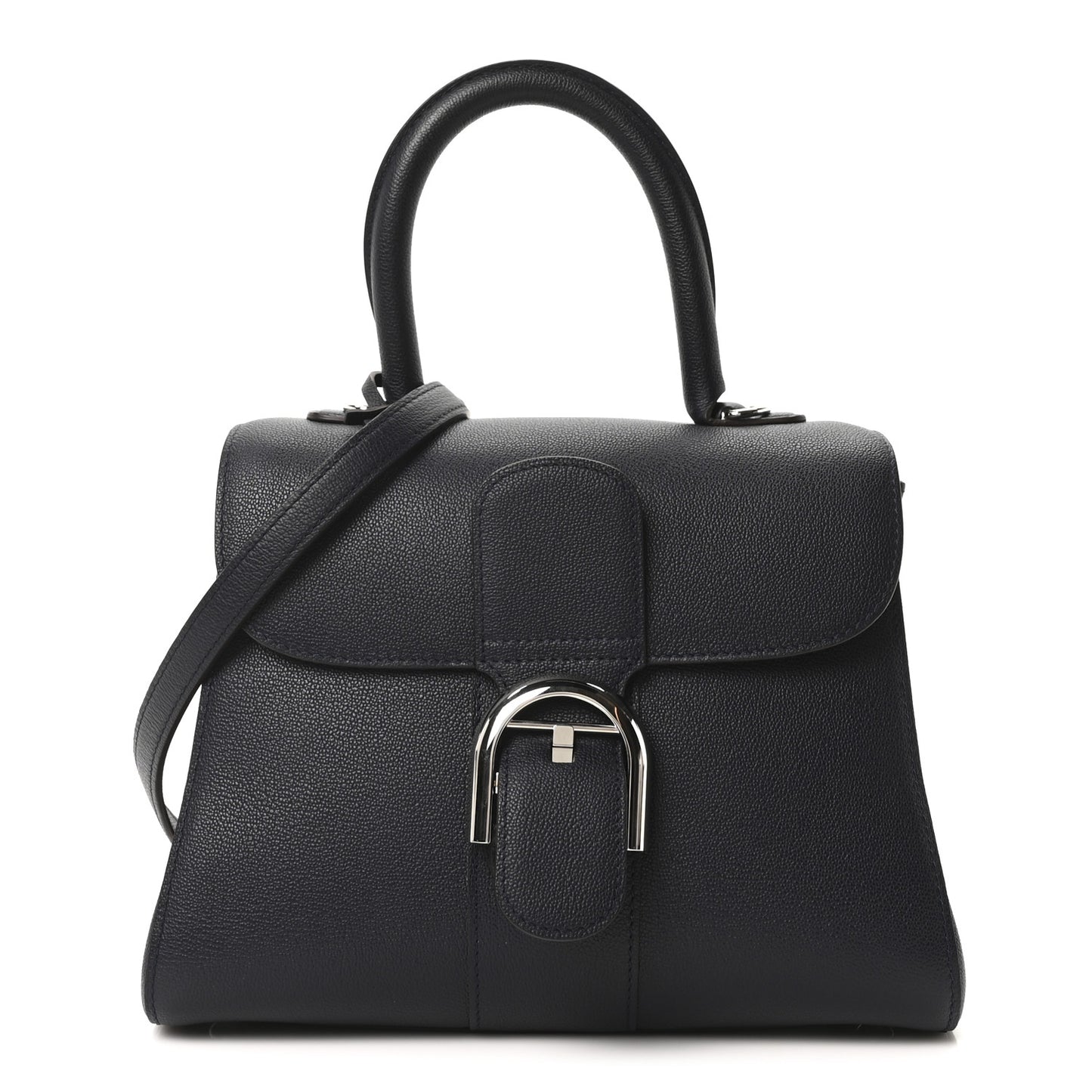 Grained Calfskin PM Brillant Satchel Midnight