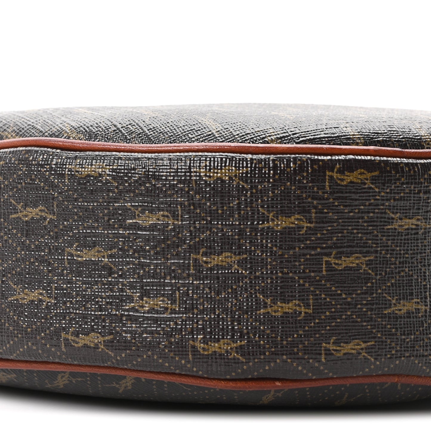 Canvas Smooth Calfskin Le Monogramme Coeur Crossbody Chestnut