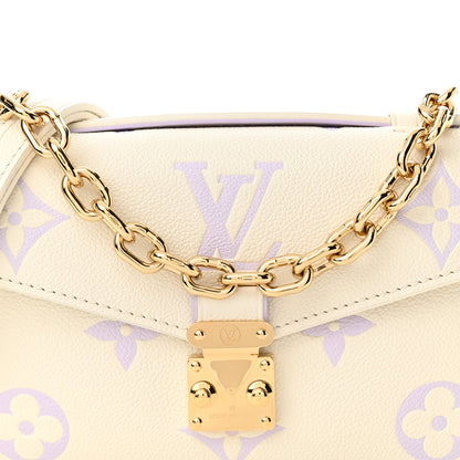 Louis Vuitton Empreinte Monogram Giant Pochette Metis East West Latte Bubble Tea 7 of 9