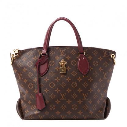 Louis Vuitton Monogram Flower Zipped Tote MM Bordeaux 1 of 9