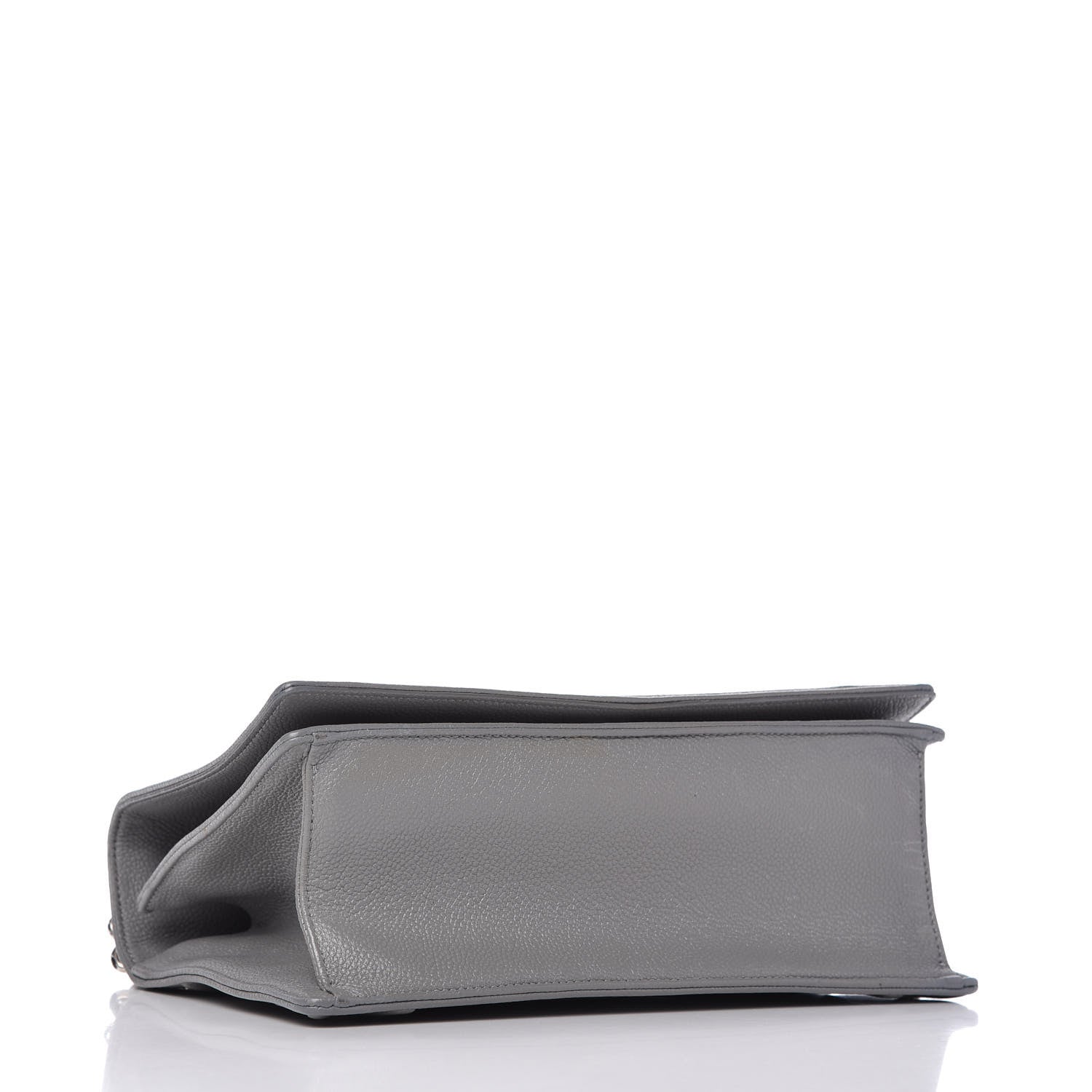 Christian Dior Grained Calfskin Medium Diorama Flap Bag Gris 4 of 13