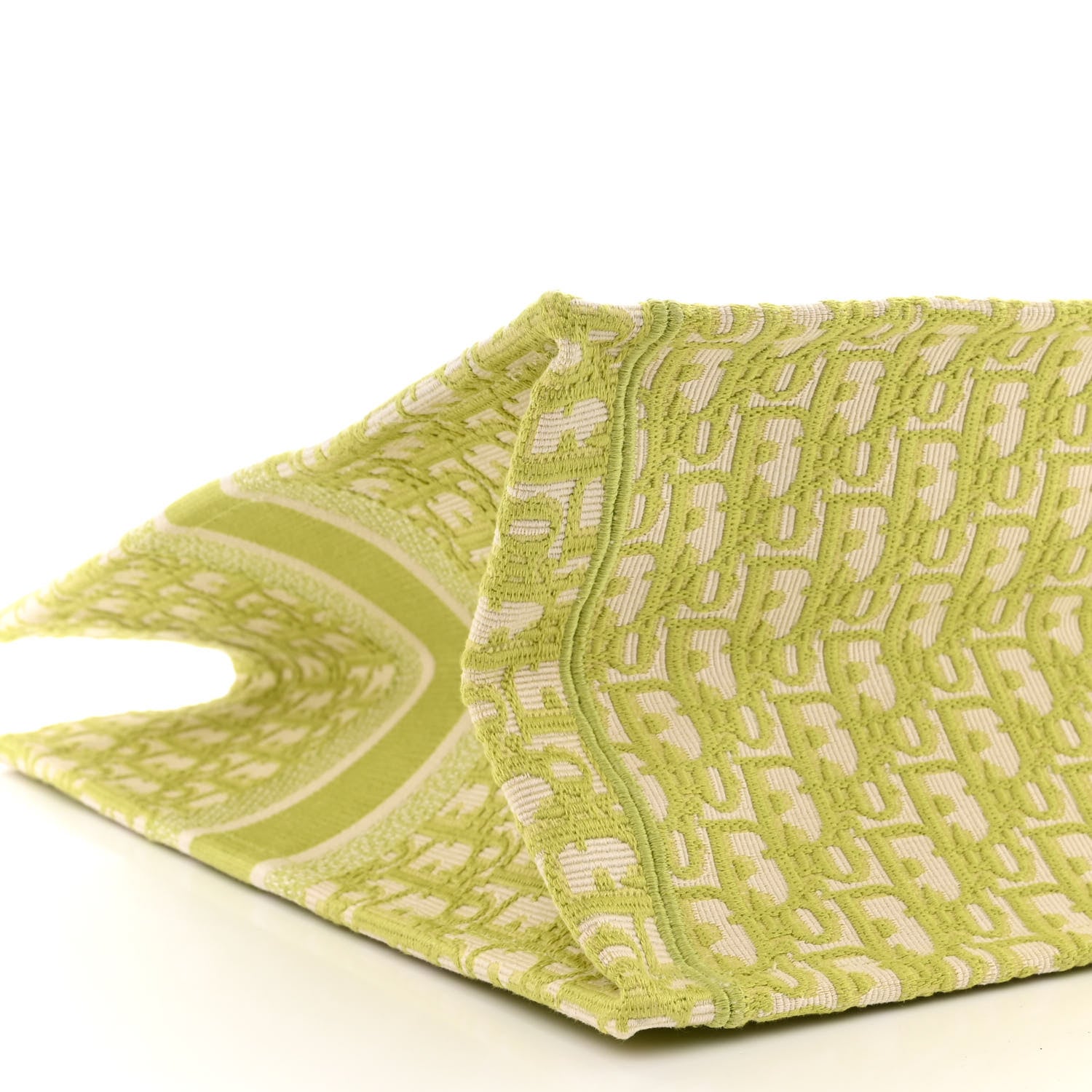 Christian Dior Oblique Large Book Tote Vert Anis 9 of 10