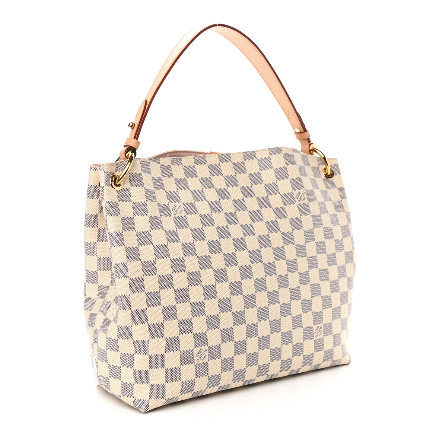 Damier Azur Graceful PM Rose Ballerine