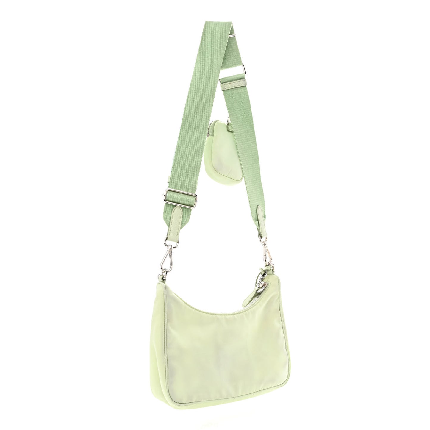Re-Nylon Saffiano Re-Edition 2005 Shoulder Bag Acqua