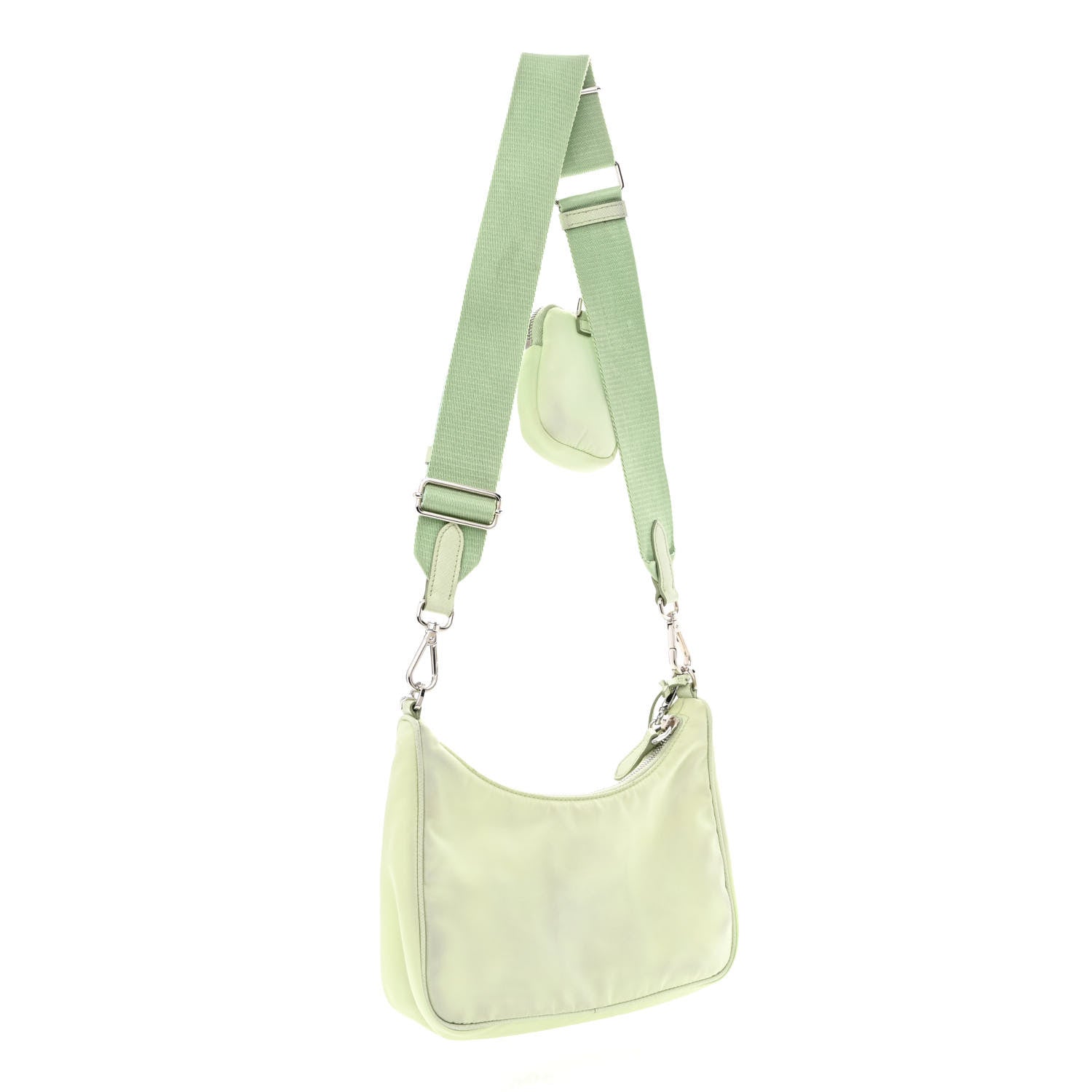 Prada Re-Nylon Saffiano Re-Edition 2005 Shoulder Bag Acqua 2 of 16