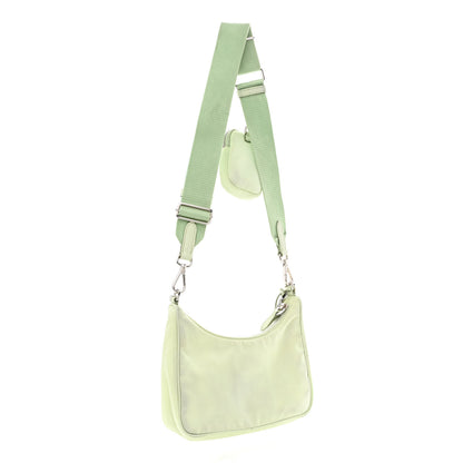 Prada Re-Nylon Saffiano Re-Edition 2005 Shoulder Bag Acqua 2 of 16