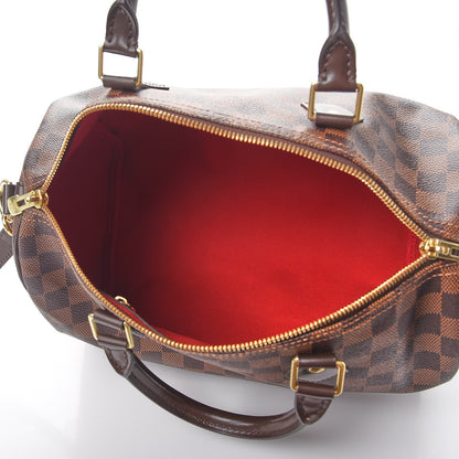 Louis Vuitton Damier Ebene Speedy Bandouliere 30 5 of 14