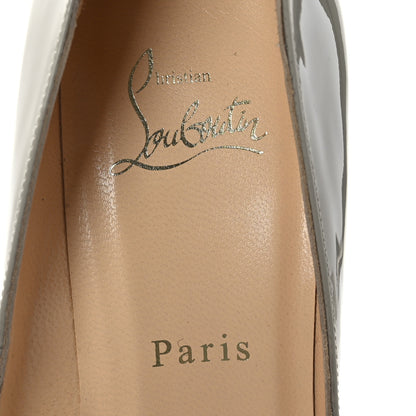 Christian Louboutin Patent Pigalle Plato 120 Pumps 37 Plato 37.5 Grey 7 of 8