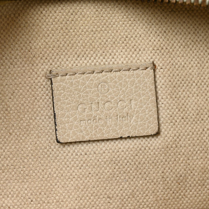Gucci Grained Calfskin Logo Belt Bag White 5 of 9