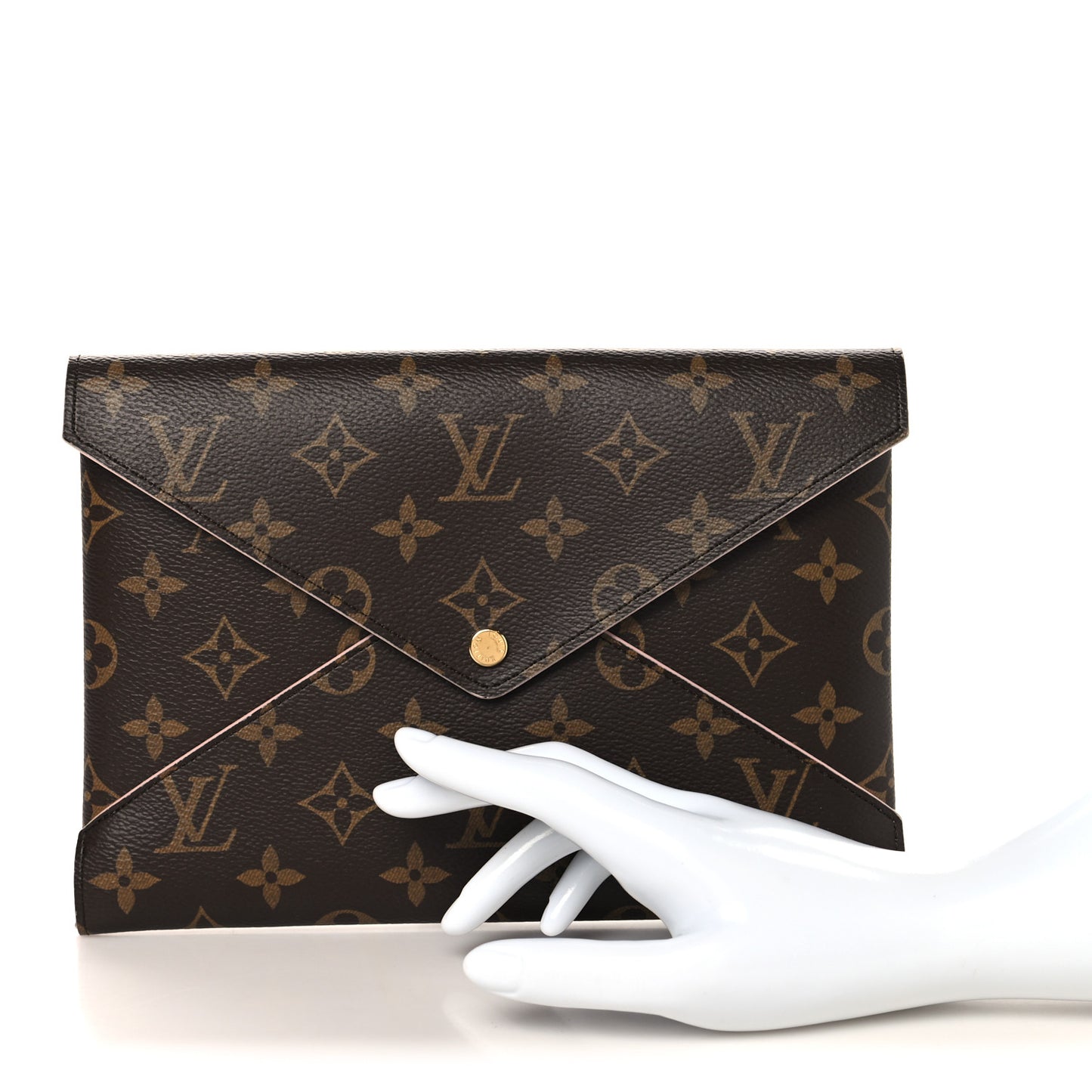 Monogram Large Kirigami Pochette Insert Rose Ballerine