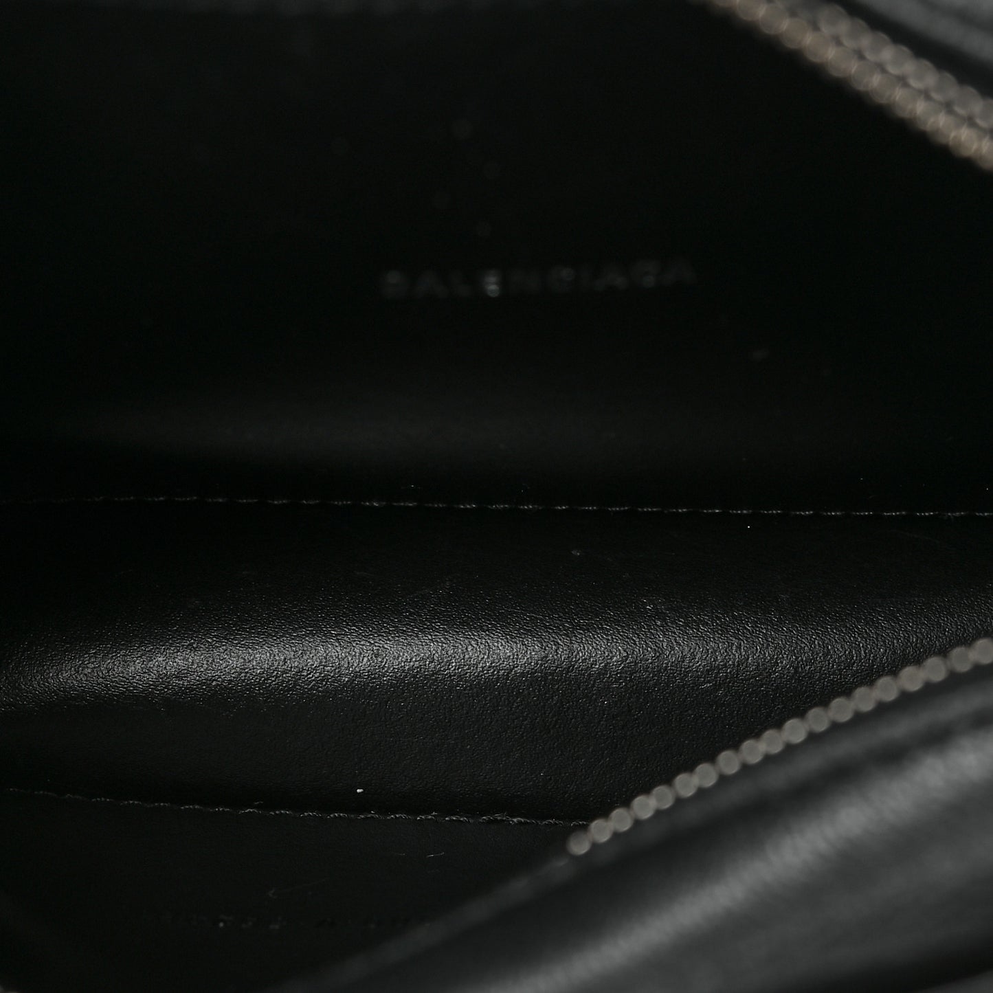 Calfskin Logo XS Everyday Camera Bag with Handle Black