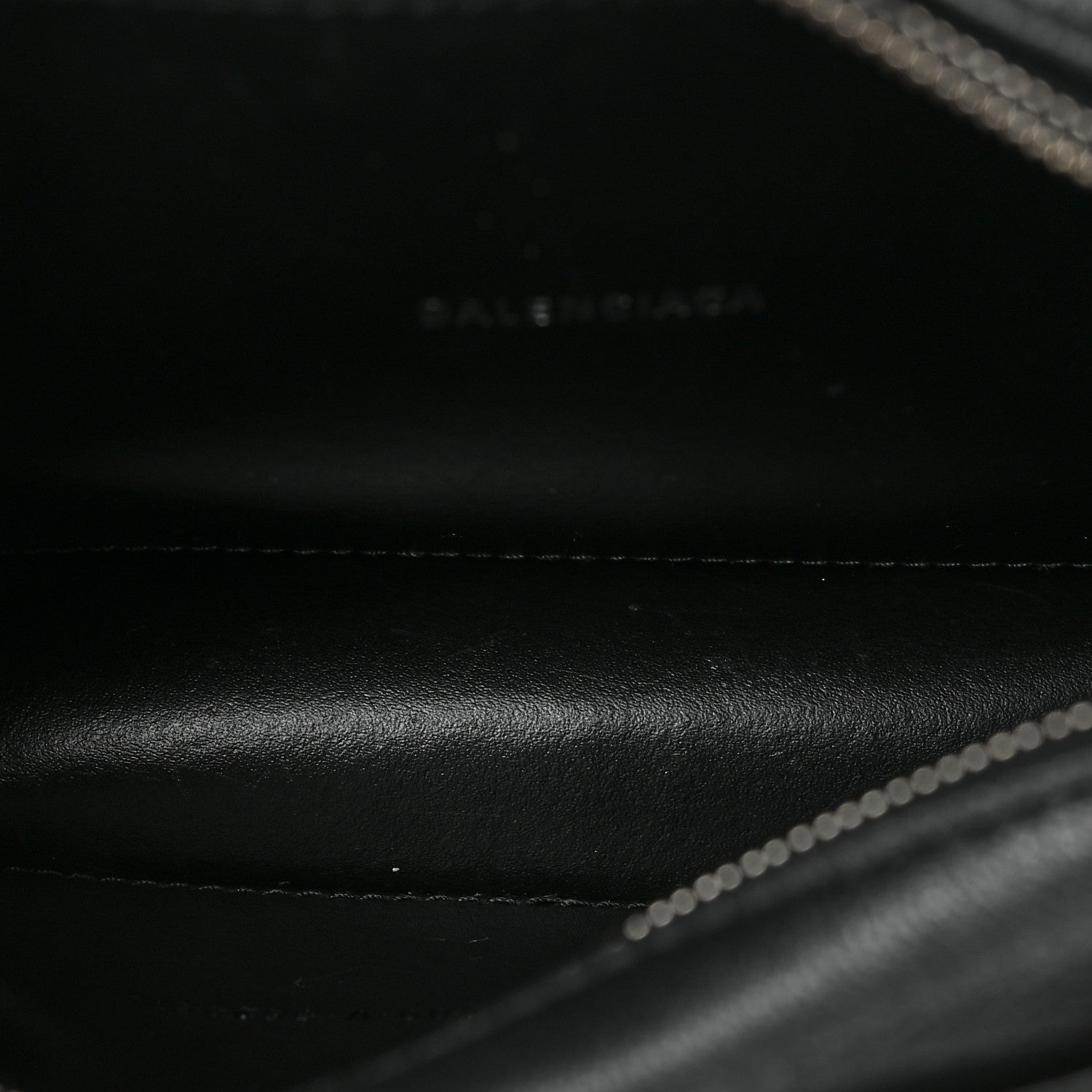Balenciaga Calfskin Logo XS Everyday Camera Bag with Handle Black 5 of 9