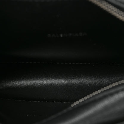 Balenciaga Calfskin Logo XS Everyday Camera Bag with Handle Black 5 of 9