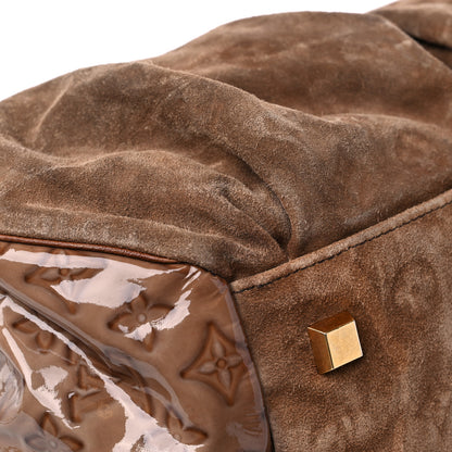 Louis Vuitton Suede Patent Monogram Irene Brown 9 of 17