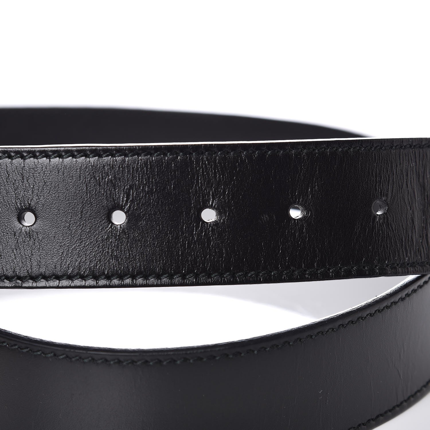 Gucci Calfskin Interlocking G 40mm Belt 90 36 Black 5 of 7