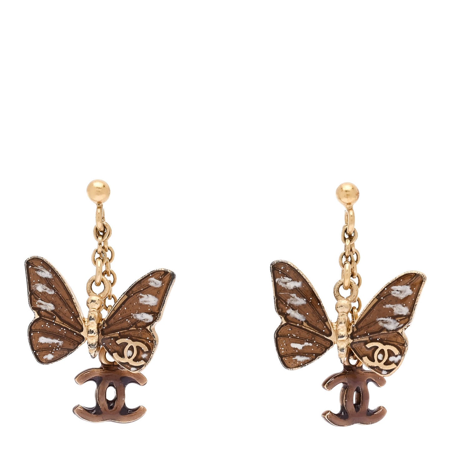 Butterfly Earrings Gold