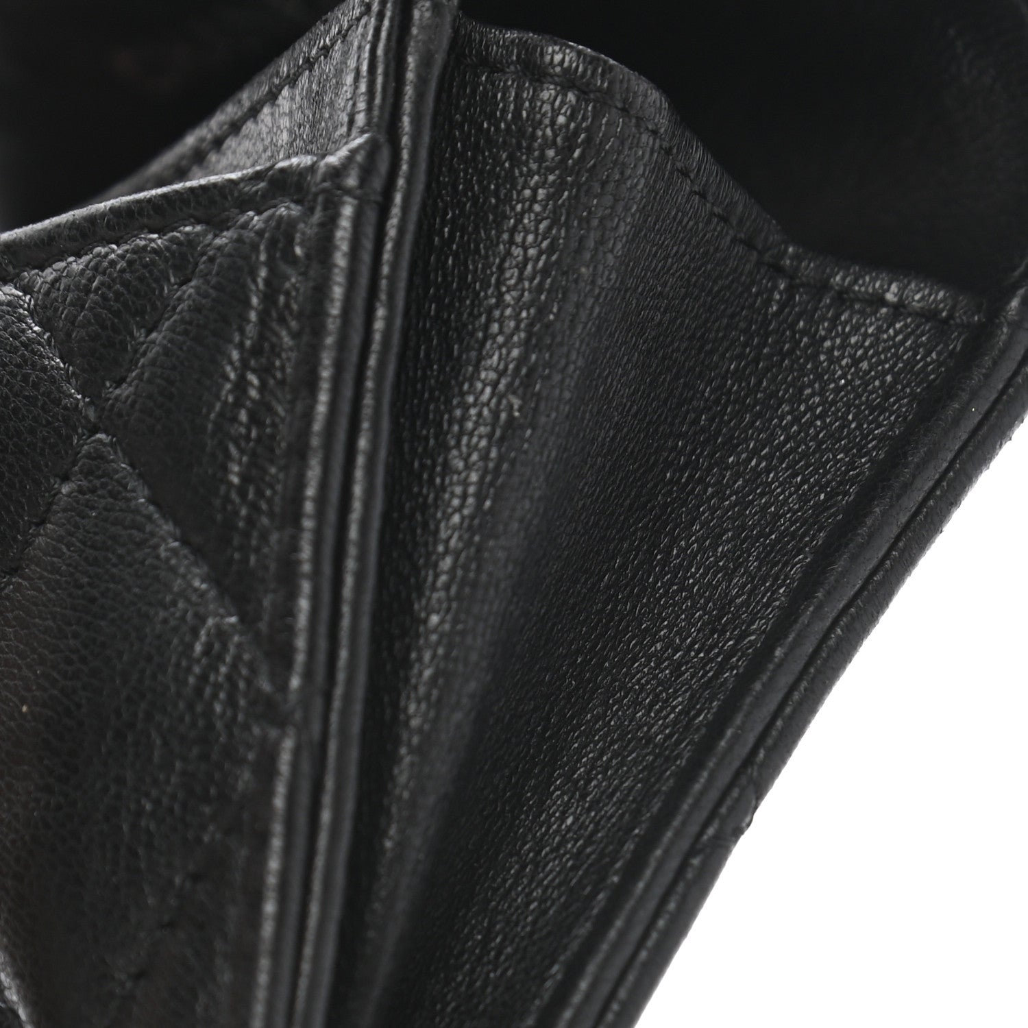 Chanel Lambskin Quilted Flap Card Holder Black 10 of 13
