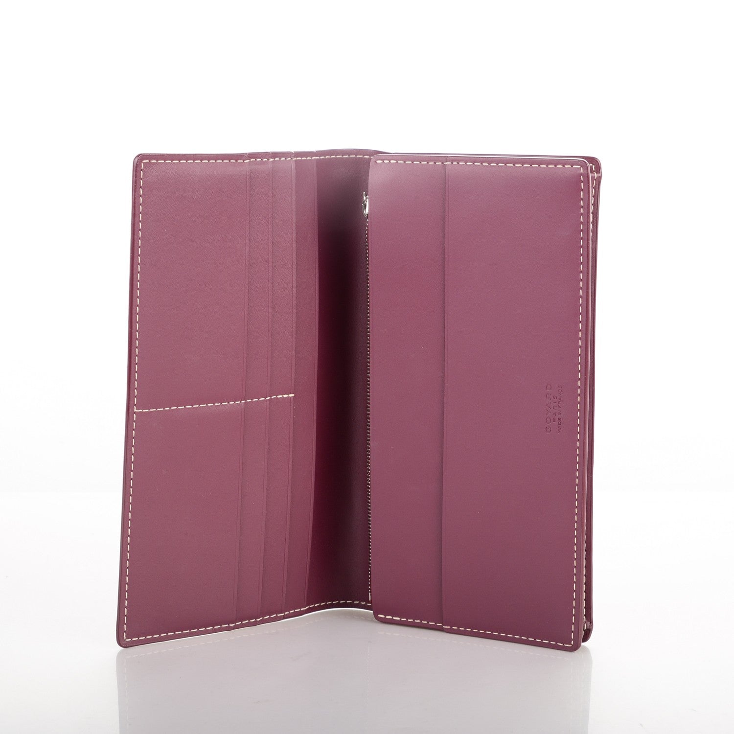 Goyard Goyardine Richelieu Wallet Burgundy 5 of 7