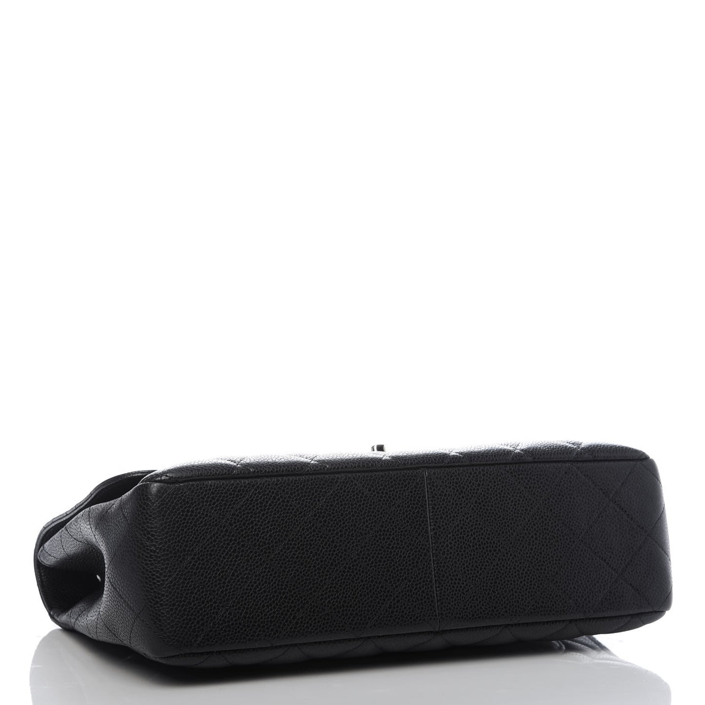 Caviar Quilted Jumbo Single Flap Black
