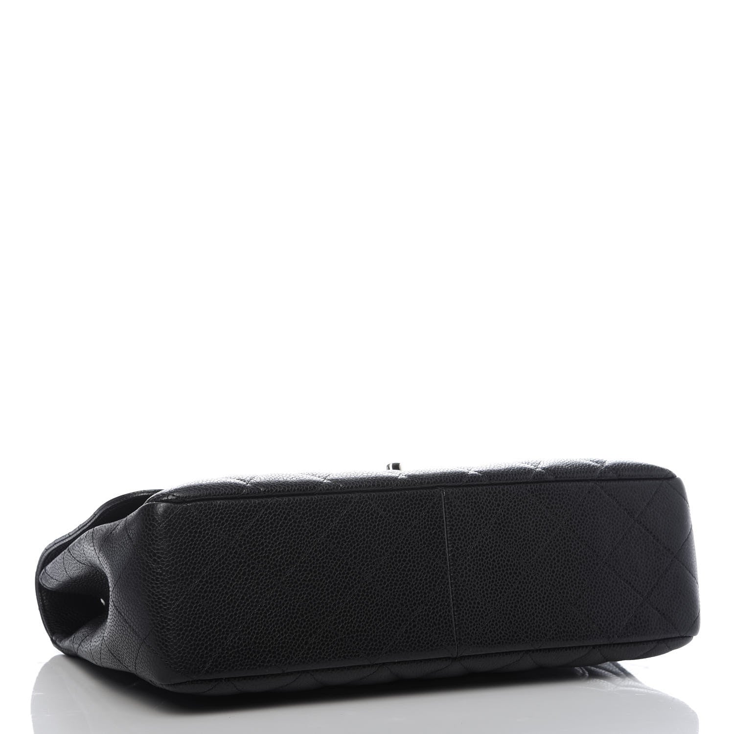 Chanel Caviar Quilted Jumbo Single Flap Black 4 of 10