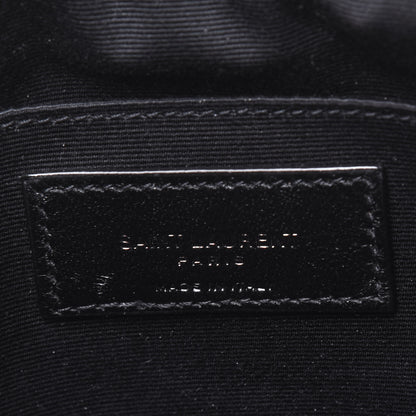 Saint Laurent Calfskin Matelasse Monogram Lou Camera Bag Asphalt 6 of 11