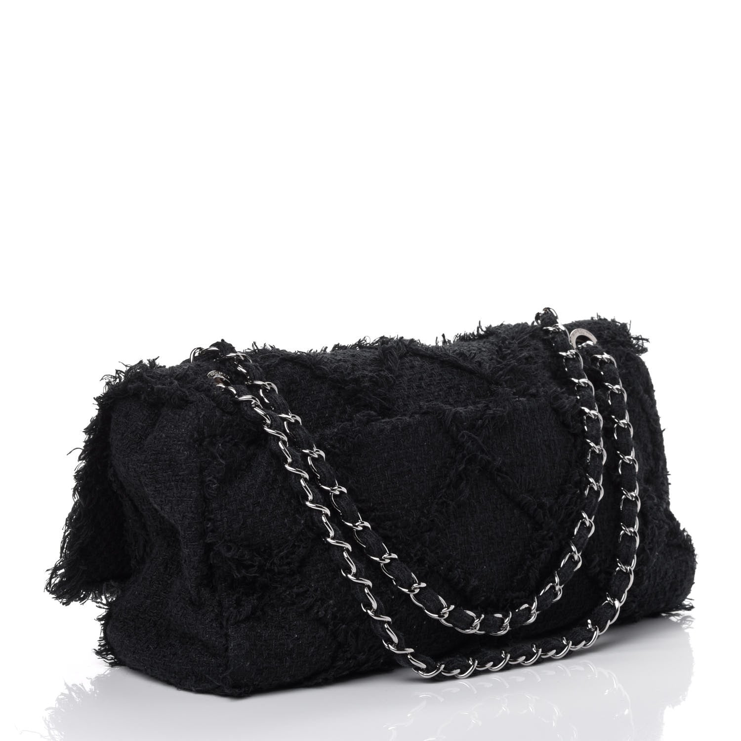 Chanel Tweed Nature Flap Navy 2 of 4