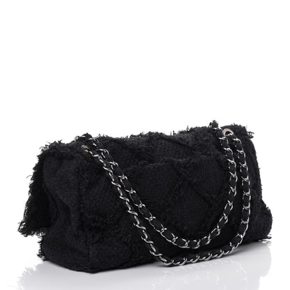 Chanel Tweed Nature Flap Navy 2 of 4