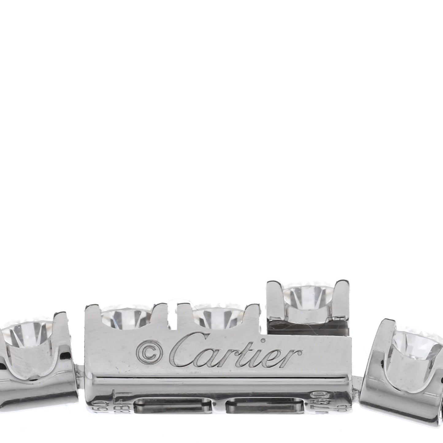 18K White Gold Diamond 2.70ctw Lignes Essentielles Bracelet