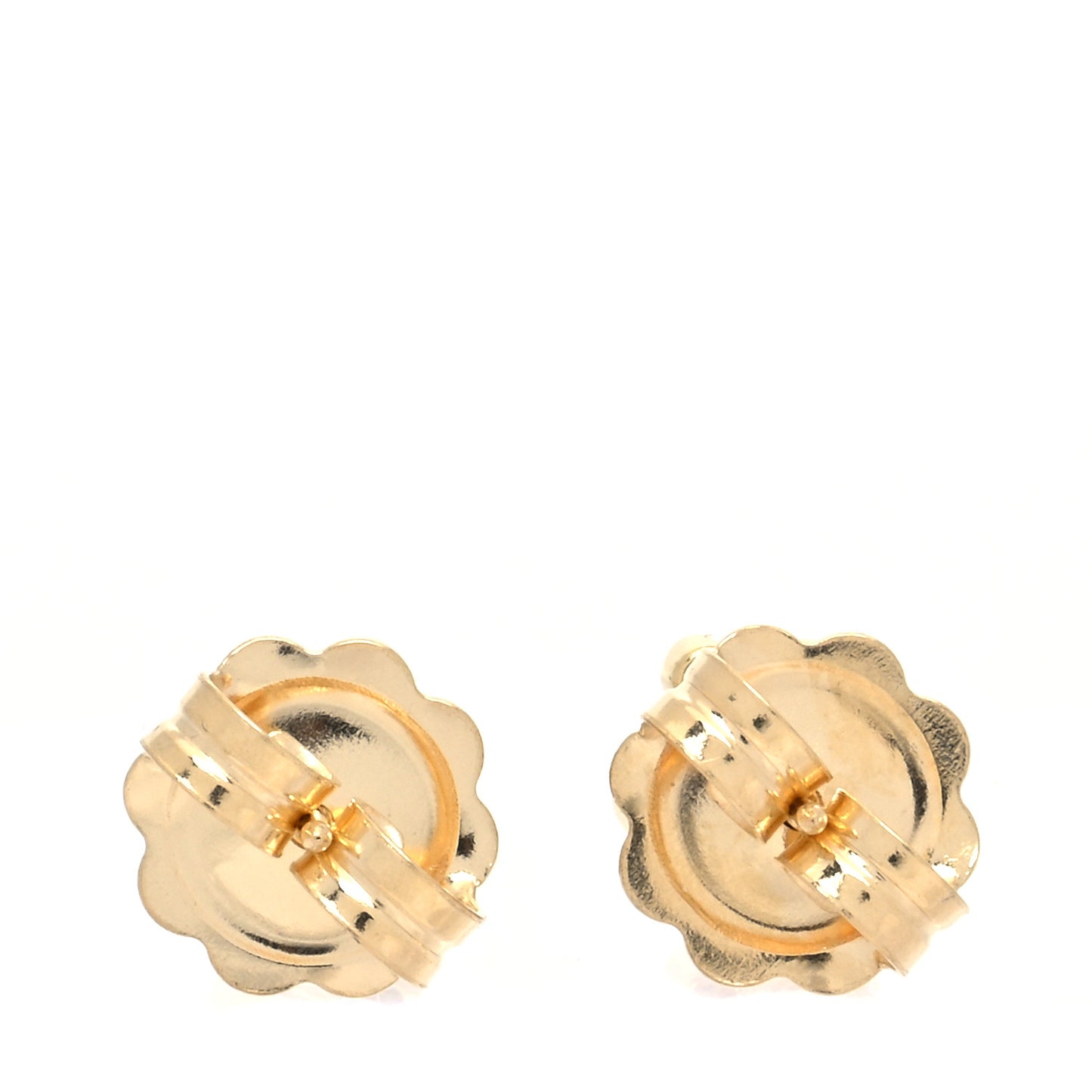 18K Yellow Gold Diamond Small Classic Trio Earrings
