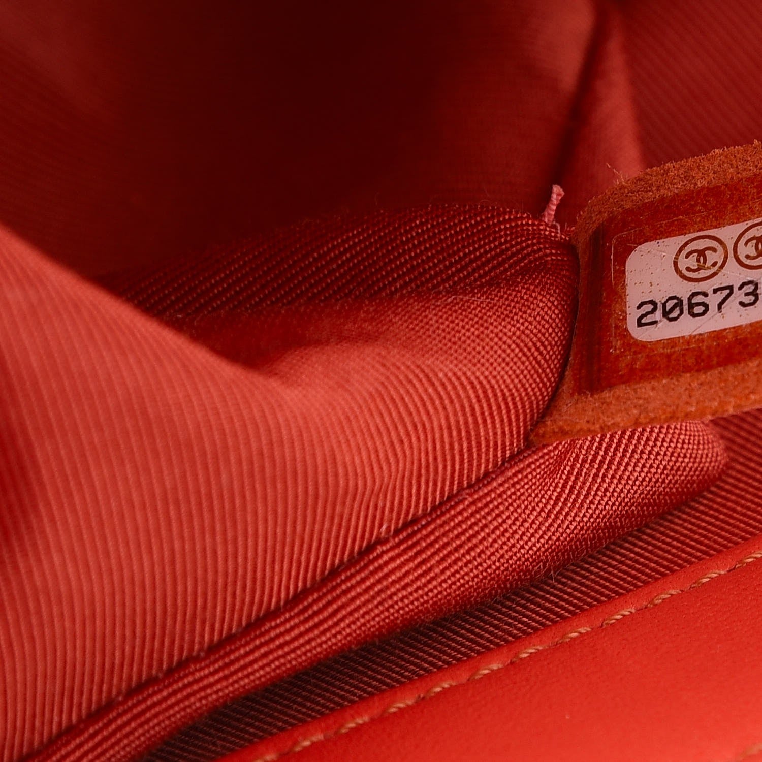 Chanel Lambskin Tweed Medium Boy Flap Coral 7 of 11
