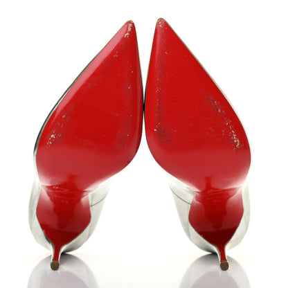 Christian Louboutin Metallic Calfskin So Kate 120 Pumps 35 Silver 5 of 10