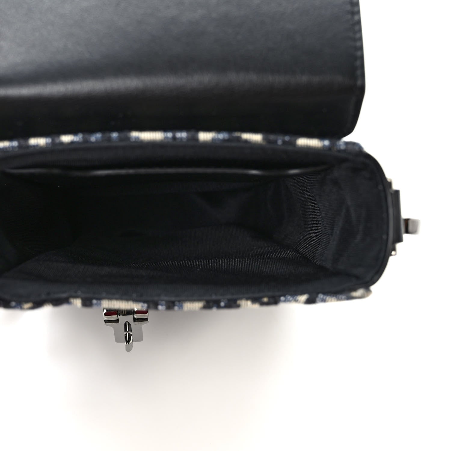 Christian Dior Oblique Calfskin Vertical Pouch Black 5 of 9