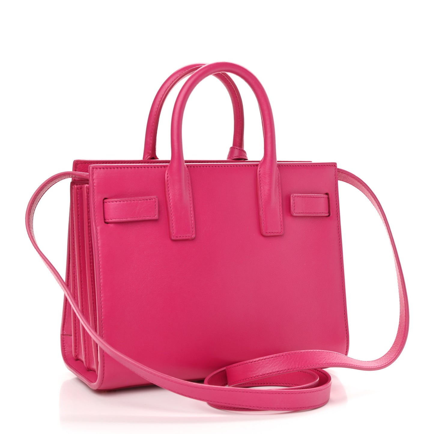 Calfskin Nano Sac De Jour Lipstick Fuchsia
