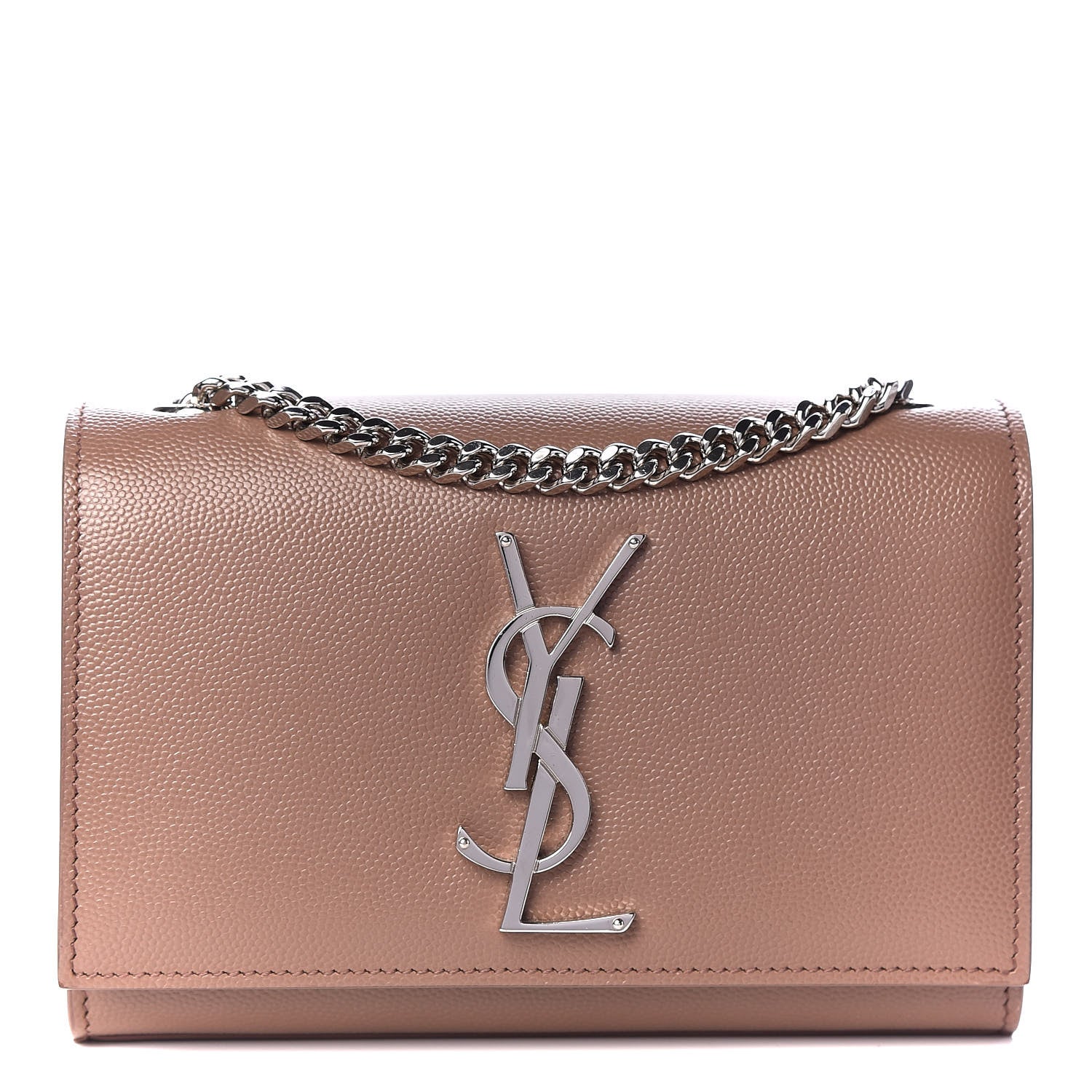 Saint Laurent Grain De Poudre Small Monogram Kate Satchel Fard 1 of 9