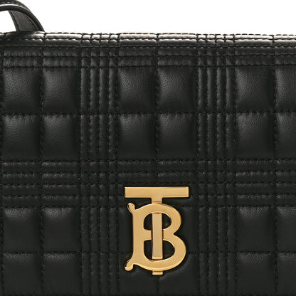 Burberry Lambskin Quilted Lola Chain Wallet Black 7 of 9