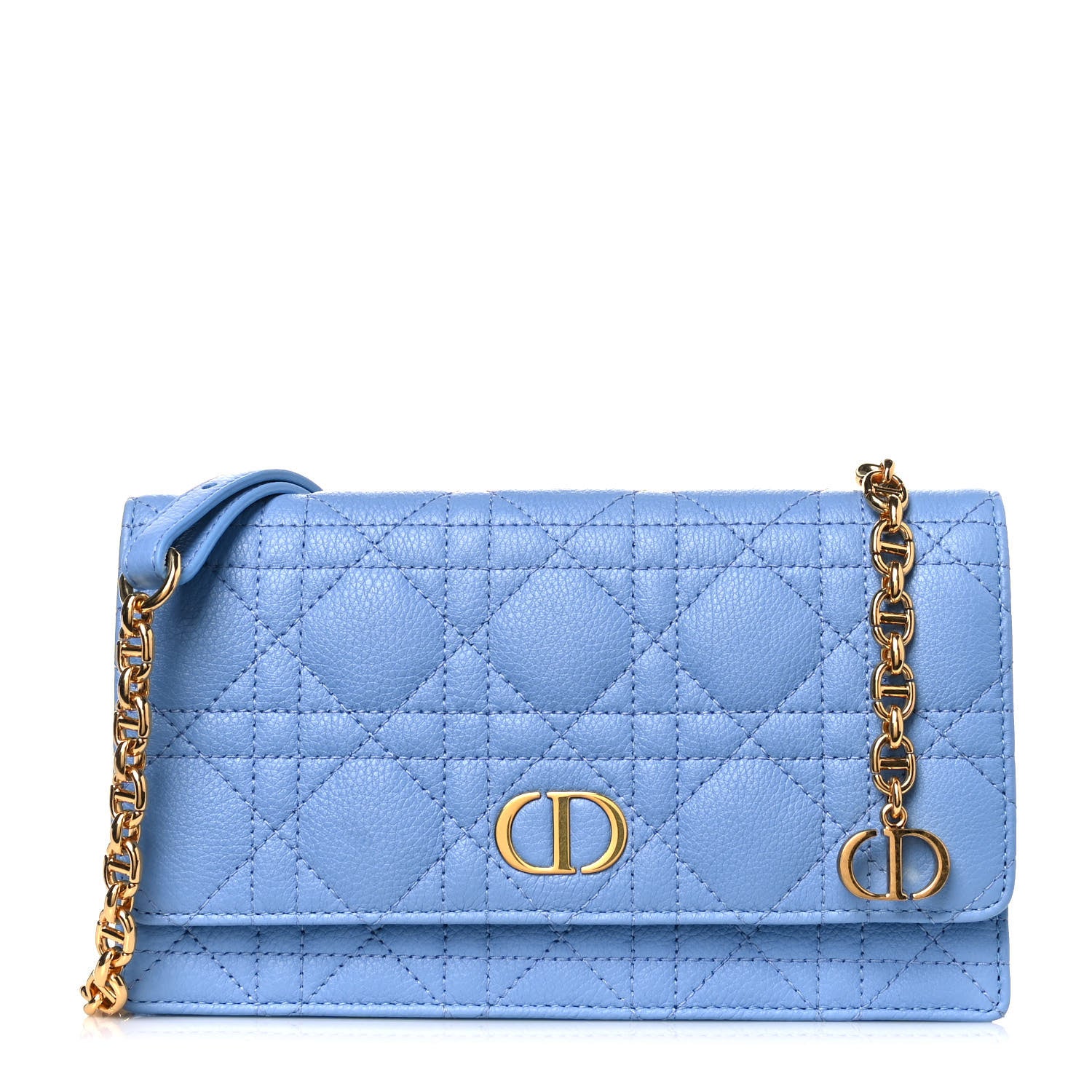 Christian Dior Supple Calfskin Caro Belt Bag Cloud Blue 1 of 12