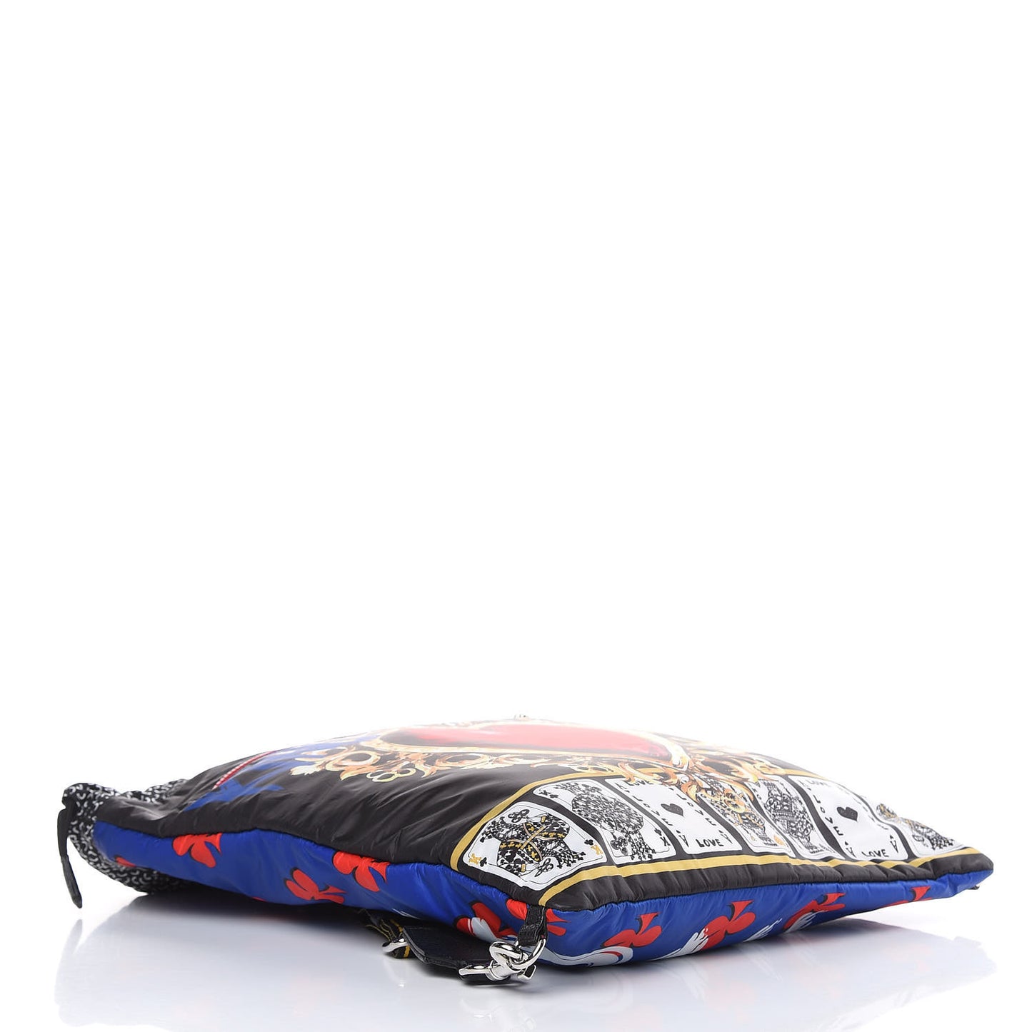 Nylon King of Hearts Printed Tote Mutlicolor