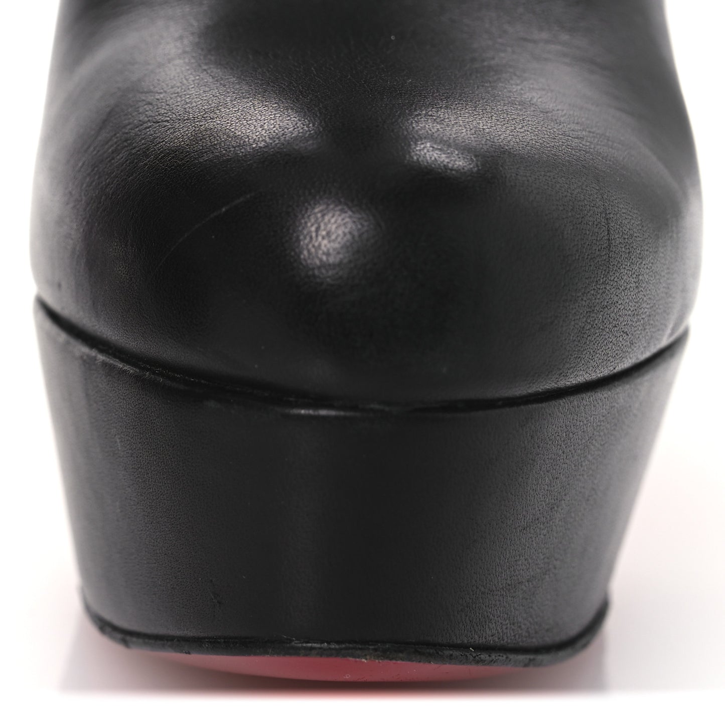 Calfskin Bibi Botta 120 Knee High Boots 36 Black